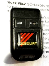 CODE ALARM KEYLESS REMOTE Car STARTER KEY FOB 2 BUTTON GOH-FRDPC2002 Transmitter