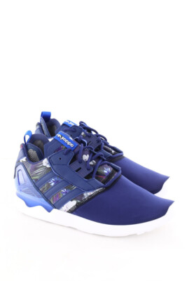 adidas Low-Top Sneakers Blumen Print 42.5 dunkelblau ZX 8000 BOOST NEU #2675