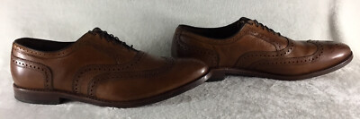 Allen Edmonds Shoes McAllister Mens 13 B Walnut Leather Wingtip Oxford 6235 Allen Edmonds McAllister Wingtip Oxford Dress Shoe Walnut  main image 3