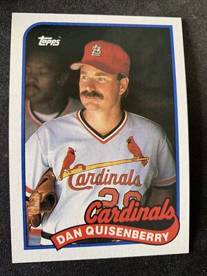 1989 Topps Baseball Card #612 Dan Quisenberry St. Louis Cardinals