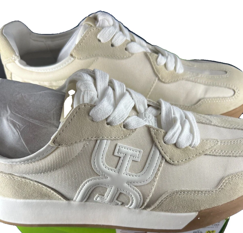 Tênis Feminino Sam Edelman Langley Camurça Branca com Cadarço NOVO NA CAIXA - Imagem 3 de 4