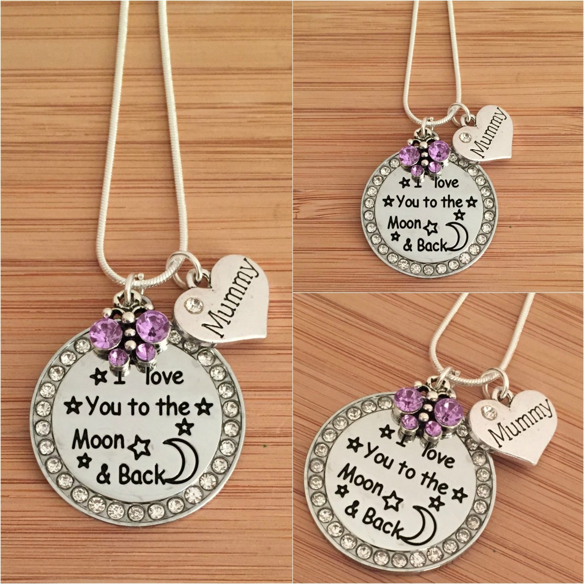 Personalised Gift Necklace for mum sister nan Mother's day