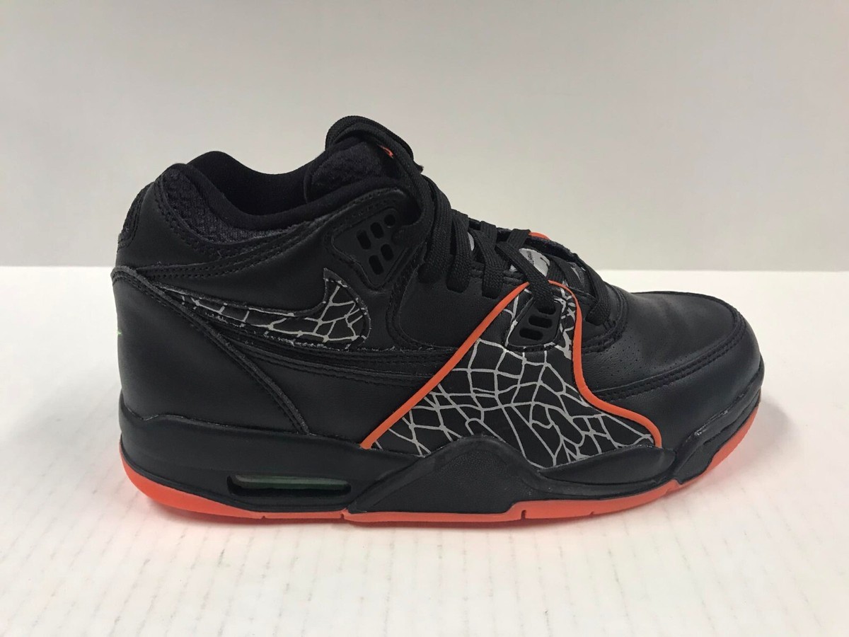 Nike Air Flight 89 QS Sneakers [CT8478-001 Black/Orange] - Men's 6