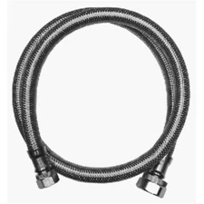 Faucet Connector,Stainless Steel,3/8 Compressionx1/2 FIPx20-In. -7223-20-38-2