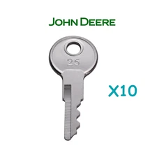 10X Fits Skid Steer and Compact Tracked Loader Ignition Key T209428