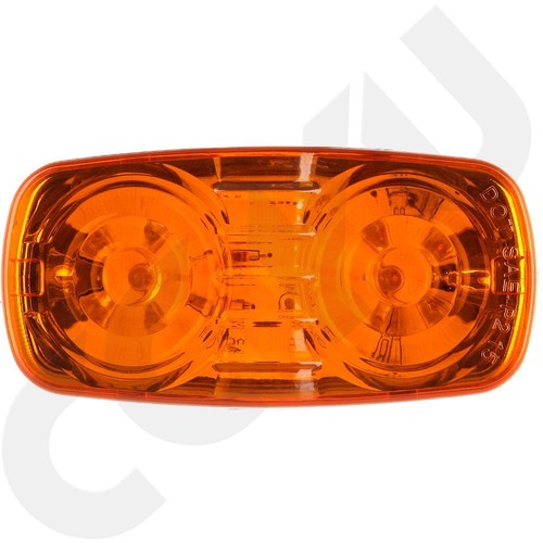 6x 4'' Rectangle Amber 12 LED Clearance Side Marker Light Truck Trailer Camper - Picture 4 of 7