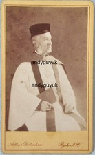 CDV RELIGIOUS MAN BY ARTHUR DEBENHAM RYDE ISLE OF WIGHT ANTIQUE PHOTO CLERIC REV