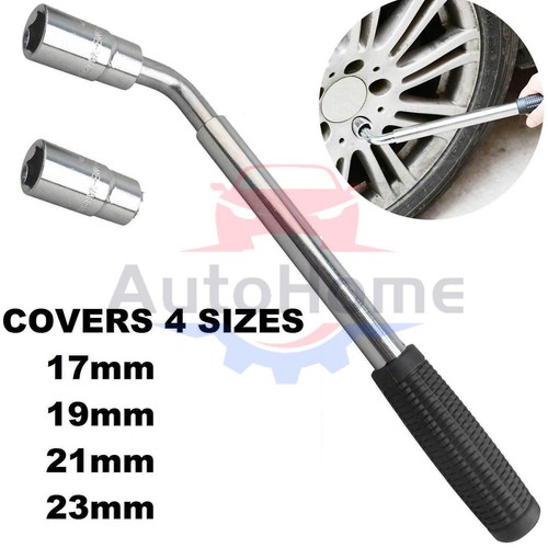 Wrench 4 Way Lug Nut Tool Foldable Adjustable Lug Nut Socket Wheel Tire Change - Picture 7 of 12