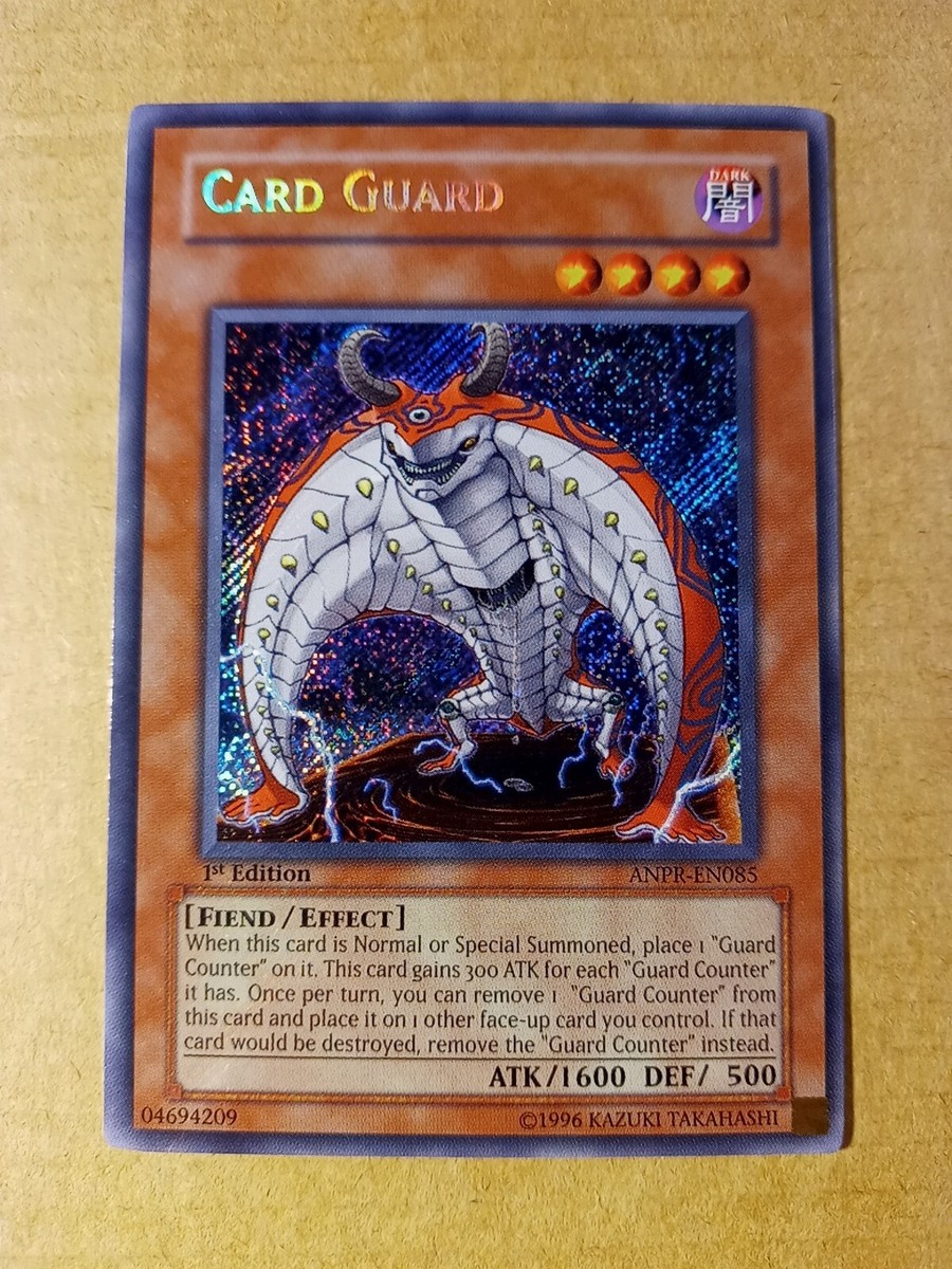 Card Guard ANPR-EN085 1st ed Secret Rare Yugioh MINT See Pics | eBay