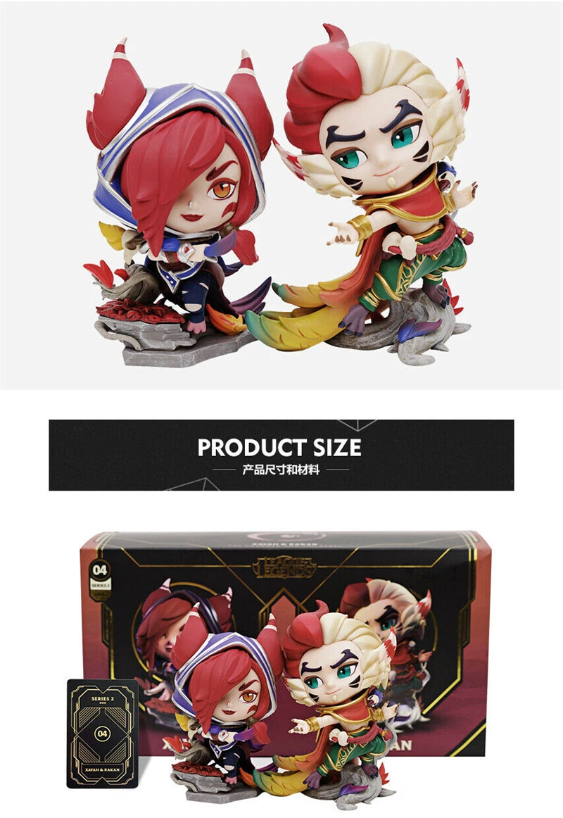 FIGURINE ARTICULÉE EN PVC League of Legends Jinx modèle ornement boîte