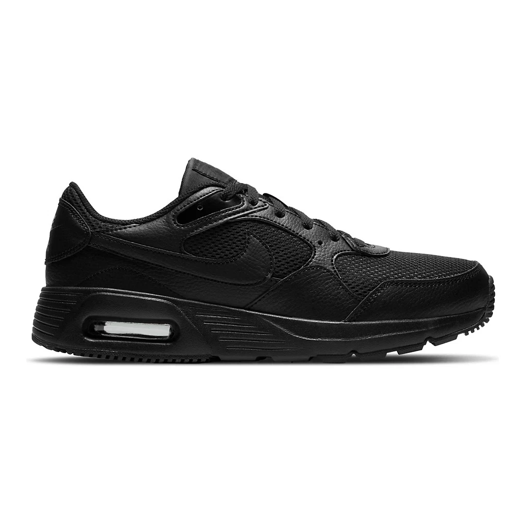 Nike air max sc tripple black running training casual back bubble