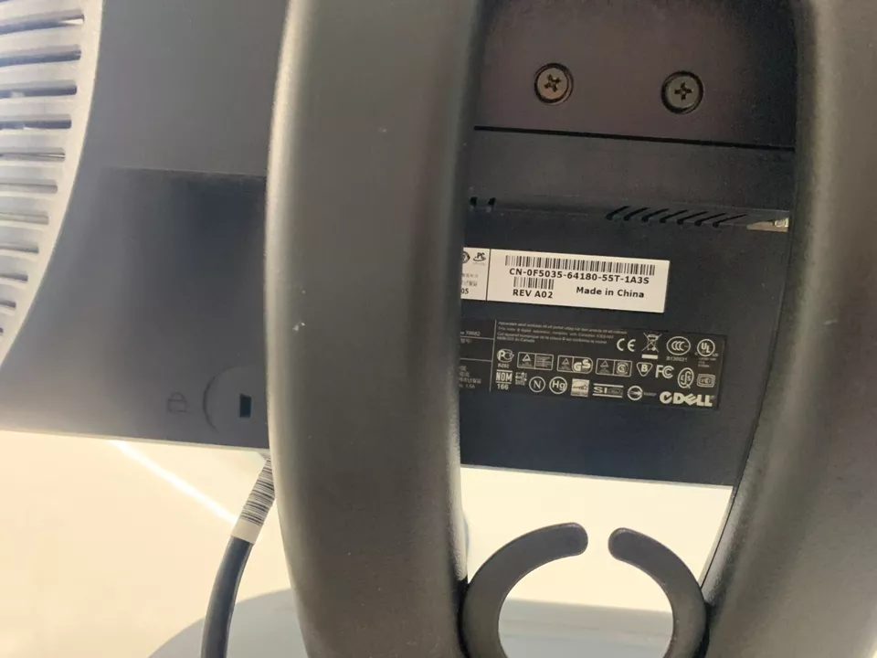 DELL E173FPC 17" LCD Flat Panel Color Monitor with VGA and Power Cables - Works - Image 2 of 3