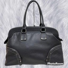 Longchamp All Leather Tote Bag Boston Origina...