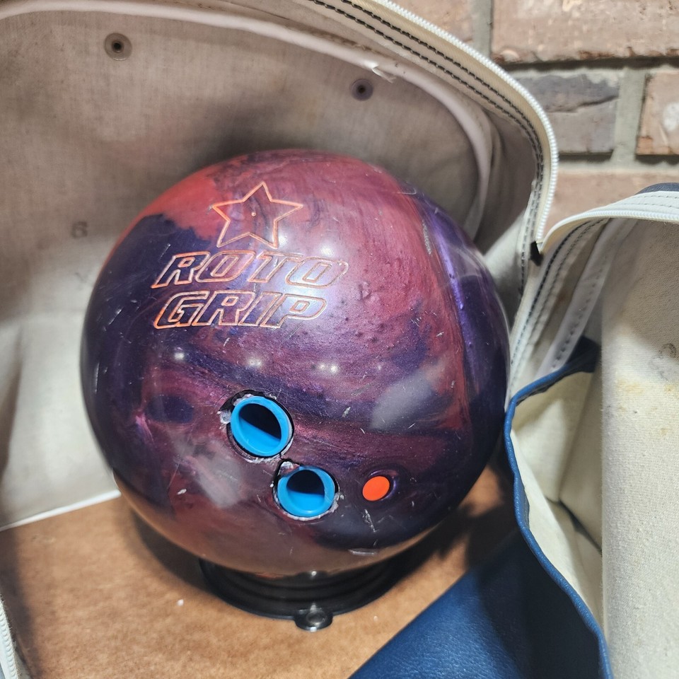Very Used Roto Grip Venus Bowling Ball 15 W/Kent Bowling Bag eBay