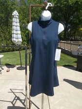 NWT VOGO NAVY TENNIS/ALTHLETIC ZIP DRESS M