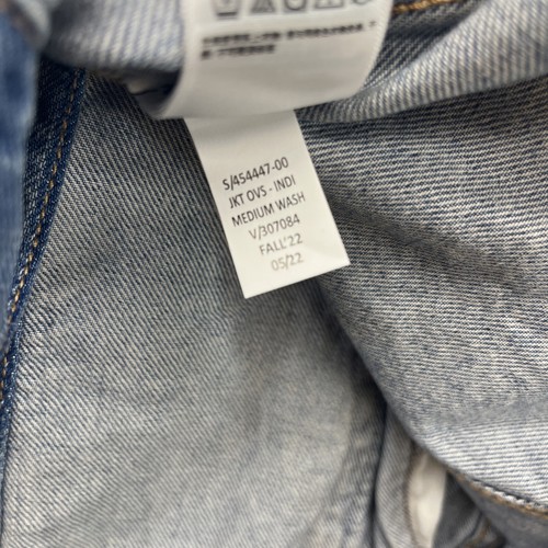 Gap Kids Jean Jacket Medium 8 Oversized Denim Snap Up 100% Cotton 2022 NWT B146 - Picture 18 of 18