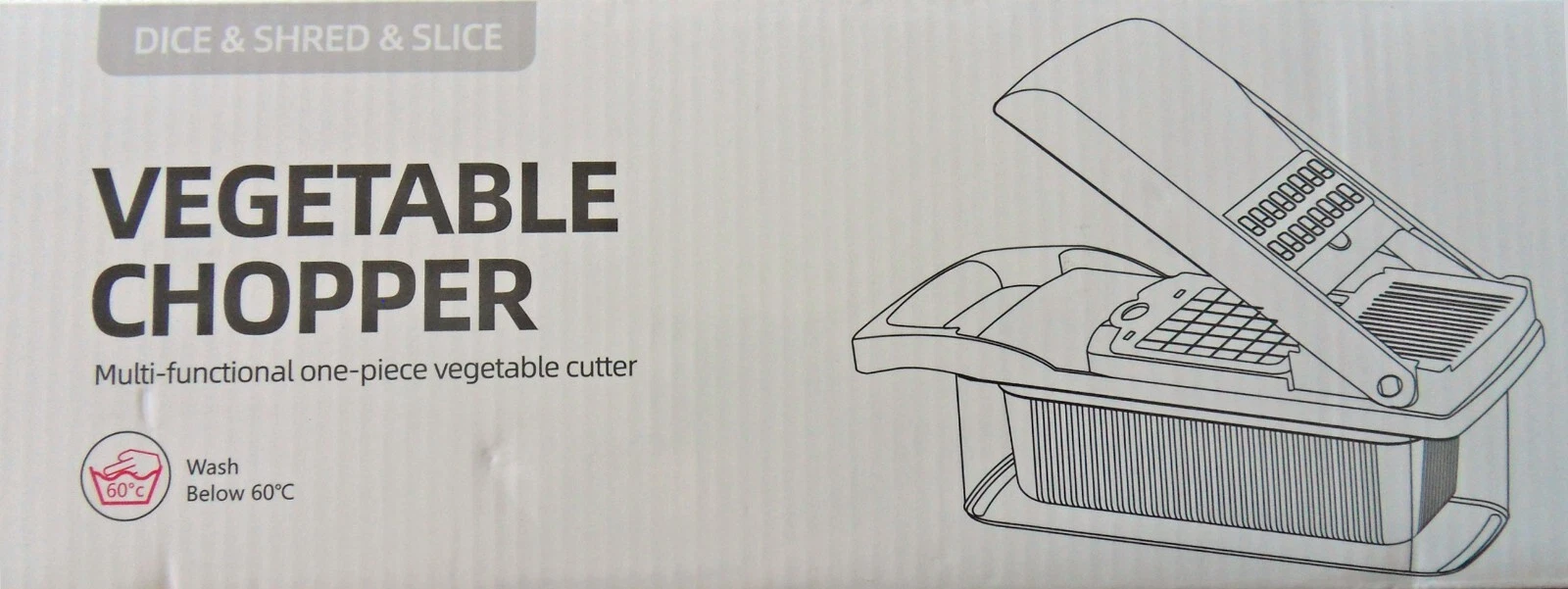 New Multi Chopper Kitchen Prep Tool -Chopper Dicer Peeler Cutter Free US Ship