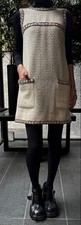 USED CHANEL CABLE KNIT DRESS GOOD