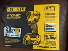 DeWALT Atomic 20V 1/4" Impact Driver Kit 5Ah XR Battery Charger DCF850P1 2025