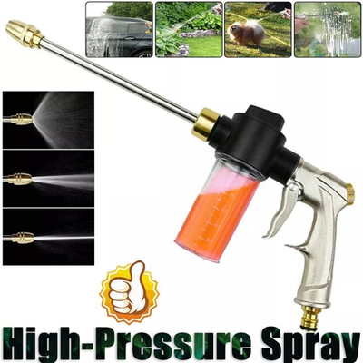 #ad Portable High Pressure Water Gun Car Wash Cleaner amp; Garden Hose Nozzle with Foam $13.79