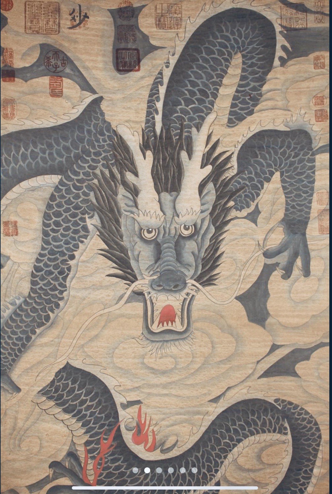 Dragon Amidst Clouds