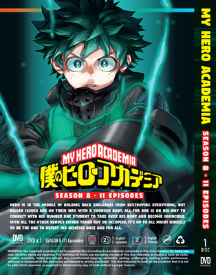 ANIME MY HERO ACADEMIA SEASON 8 VOL.1-11 END DVD ENGLISH DUBBED