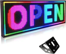 HS P10 Led Scrolling Sign 39''X14'', full color 