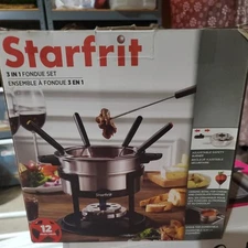 Starfrit 3-in-1 Twelve-Piece Fondue Set, New In Box