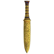 2025 Samoa 2 oz Silver 5 Tala King Tutankhamun's Dagger in OGP