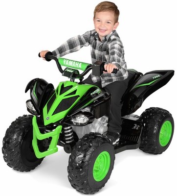 12V Yamaha Raptor ATV Powered Ride-On for Boys, Ages 3+, up to 5 MPH