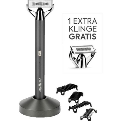 BaByliss X-BLADE exklusives Bundle Barttrimmer Schwarz chrom (Akkubetrieb)