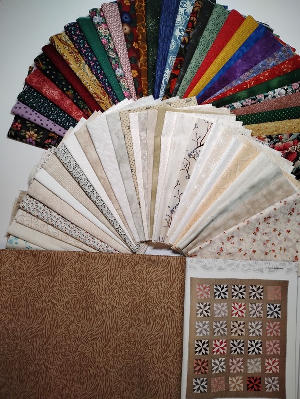 'Constellation Star' Quilt Kit-72" x 83" - All Cotton Fabric & Pattern