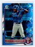 2022 Bowman Draft Sapphire Edition #BDC-148 Danyer Cueva Texas Rangers