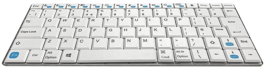 ACCURATUS - Papan Kekunci Bluetooth Mudah Alih Maximus Mini, Putih - Image 2 of 2