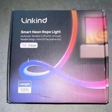 Linkind Smart Neon Rope Light Multicolor 10ft...
