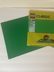 3 LEGO CLASSIC Green Baseplate (10700), new in sealed package + Two Used 10 X 10