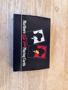 Vintage 1991 Phillip Morris Marlboro Wild West Playing Cards (New in Box)