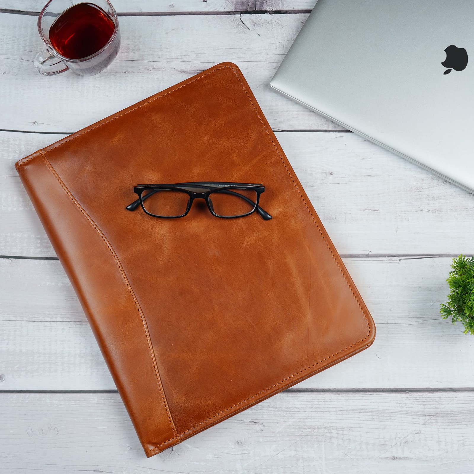 , Heavy Duty Buffalo Leather Legal Pad Portfolio | Handmade Executive Noteboo...