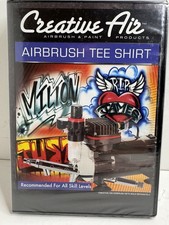 Creative Air Airbrush Tee Shirt DVD Training Milton Purnell New Sealed