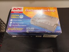 Apc Battery Back Up Surge Protector/Es Series/550val330watts/8 Outlets/New