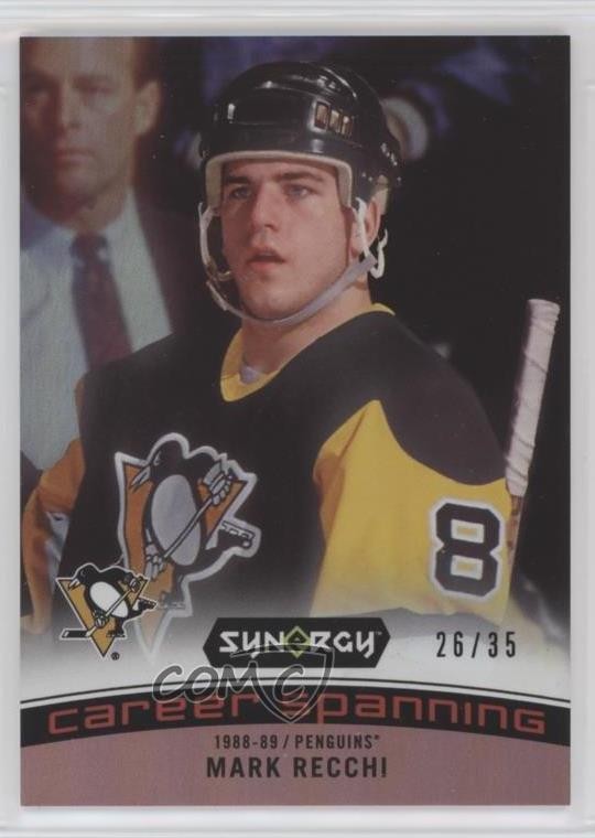 2017-18 Upper Deck Synergy Career Spanning Red 26/35 Mark Recchi #CS-7 HOF 2d8