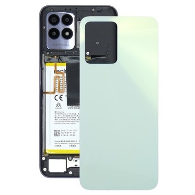 For Realme C35 Battery Back Cover (Green)