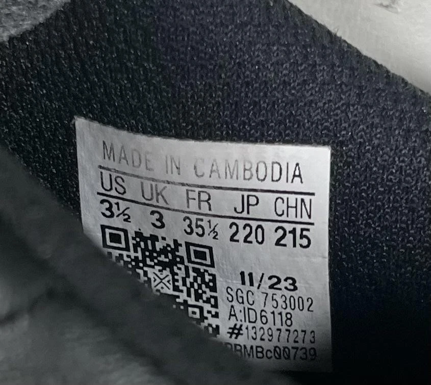 Adidas Soccer Cleats Kids Youth 3.5 Firm Ground FG Black Neon Yellow ID6118 - Image 3 of 4