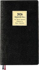 Daigo 2026 Planner, Appointment Weekly, Left, Black, E1300, 2025, December Start