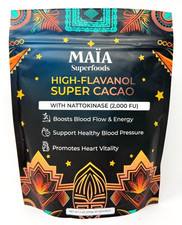 MAIA Ceremonial High Flavanol Super Cacao with NATTOKINASE 7 oz 30 Servings