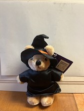 Vintage 1986 Dakin  Co. Halloween Witch Bear Plush Stuffed Animal Toy Small