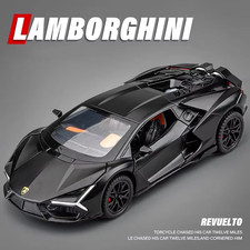 1:32 Lamborghini Revuelto Alloy Diecast Model Car Sound Light Children Toys 