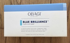 Obagi Clinical Blue Brilliance Triple Acid Peel 4 x 0.27 Fl Oz Vials New Sealed 
