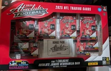 2025 Panini Absolute NFL Football Box Bundle Guaranteed Mem Hunt Kaboom Or Auto