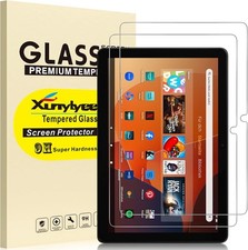 2-Pack Screen Protector Tempered Glass Film for 10.1" 10 Kids/10 Plus Tablet